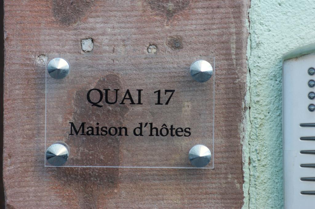 Quai 17 Maison D'Hotes Strasbourg Kültér fotó